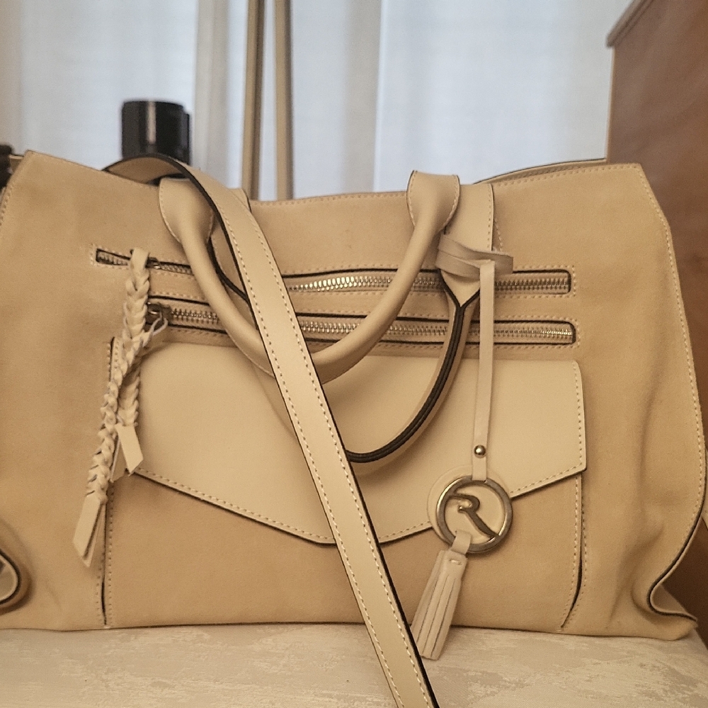 Chic Cream Satchel Bag